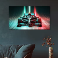 Affiche de voiture LED enseigne au néon image murale de voiture de luxe impression numérique maison chambre garage décoration d'art mural
