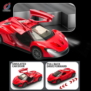 Coche de juguete en miniatura fundido a presión, juguete de lujo para abrir puertas, fundido a presión - Product Image 2