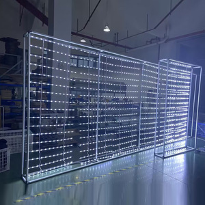 Tùy chỉnh kích thước dễ dàng thiết lập sàn đứng hiển thị di động Pop Up Photo Booth triển lãm Backdrop căng thẳng vải ánh sáng Hộp gian hàng - Product Image 3