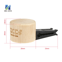 Tapa de Madera Natural para Botella de Perfume de Coche, Clip para Rejilla de Ventilación, Tapa de Rosca Ecológica Personalizada, Difusor de Aceites Esenciales, Uso Cosmético para Coche