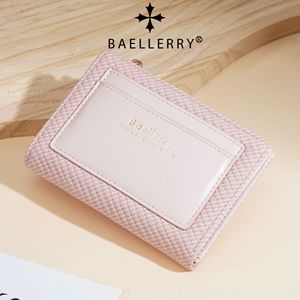 Baelerry Women's <b>Wallet</b> Color Blocking 4 Inch Cowhide Card <b>Holder</b> For Everyday Use - Product Image 2