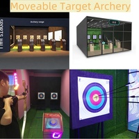 Parc intérieur Jeux interactifs Jeu Sports numériques Cible mobile Tir à l'arc Machine de jeu d'arcade Arrow Ar Shooting Range Simulator