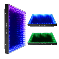 3-en-1 RVB Cristal LED Miroir Magnétique 3D Verre Piste de Danse pour la Scène Disco Éclairage