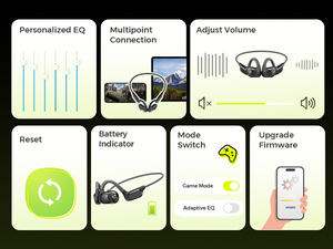 <span class=keywords><strong>SOUNDPEATS</strong></span> RunFree Lite 2 Auriculares de conducción de aire Auriculares deportivos impermeables Manos libres Banda para el cuello Auriculares abiertos - Product Image 5