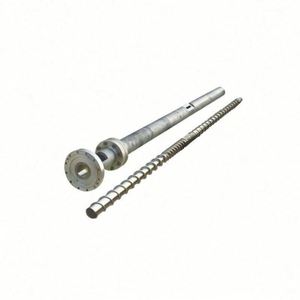 Vis simple pour machine de recyclage de plastique, alliage bimétallique, couche épaisse, longue durée de fonctionnement - Product Image 1