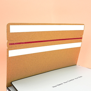 Boîte en carton ondulé à entièrement superposer, imprimée sur mesure, avec bande de déchirement <span class=keywords><strong>et</strong></span> double ruban adhésif pour l'emballage de vêtements, chaussures <span class=keywords><strong>et</strong></span> cosmétiques - Product Image 4