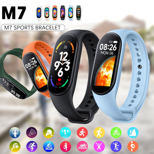 2025 M7 <span class=keywords><strong>M3plus</strong></span> M3 M4 M5 M6 Plus Trending New Wearable Device Reloj inteligente de ritmo cardíaco Pulseras de muñeca inteligentes Band Sport Smart Watch - Product Image 3