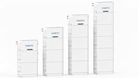 Sistema de Almacenamiento de Energía Solar KUNETIC de 19.2KWH 384V IP65 Híbrido, Todo en Uno, Apilable, de Montaje en Suelo, con Batería LiFePO4 para Respaldo Doméstico