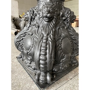 Ornamen jalan luar ruangan Modern lampu gantung besi cor lampu besi tempa untuk dijual - Product Image 5