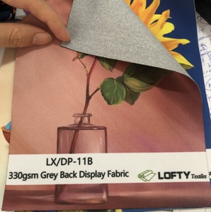 Dye Sub 330g Knitted Grey Back Fabric for Exhibition Block-out Pillow <strong>case</strong> <strong>Display</strong> - Product Image 2