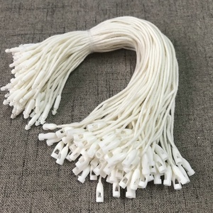 Cotton or Elastic Hang Tag <b>Strings</b> Paper Tag for Clothes <b>Strings</b> and <b>Bags</b> Stock No Logo Thread Seal Plastic Cords Braided Waxed - Product Image 2