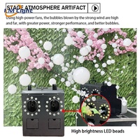 DMX contrôle rbgw led lumière 2 sortie de fumée 1500W machine à bulles de fumée pour scène de fête de mariage DJ disco machine à bulles de brouillard