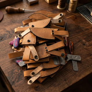 Couteau Bull Cutter en acier Damas avec manche en bois Pakka, couteau de survie pour le camping et le bricolage - Garantie de 3 ans, prix abordables - Product Image 2