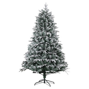 Lamp Fairy Arbre de Noël Artificiel Grand Format en PE et PVC Floqué Micro-neige, Écologique et Ignifuge, Décoration de Noël - Product Image 3