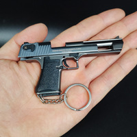 Vente directe d'usine, mini pendentif Desert Eagle 1:3, jouet cadeau, porte-clés en forme de pistolet, porte-clés en métal