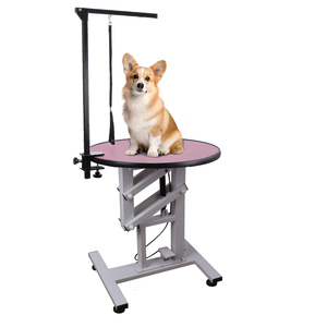 レカン プロ仕様 折りたたみ式ペットグルーミングテーブル アームループ付き ステンレス製 滑り止め表面 犬猫用 1年保証 - Product Image 3