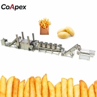 Automatische productielijn voor diepvriesfrieten, fruit en groenten, 300-500 kg/uur, zwaar gebruik, grote schaalproductie