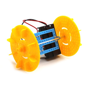 Kit de coche de doble rueda para experimentos científicos, juguete educativo manual de plástico para niños de 4 a 6 años, modelo de aprendizaje STEM - Product Image 4