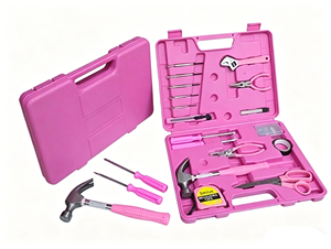 Complete Pink Hand <b>Tool</b> Kit Elegant Home Maintenance Set <b>for</b> Beginners Perfect Gift <b>Tool</b> Set <b>for</b> Women Apartment Essentials - Product Image 1