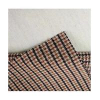 Chất Lượng Cao Bốn Màu 100% Len Tweed Vải Kẻ Sọc Vuông Cho Áo Khoác