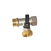 Vente directe du fabricant Vanne à boisseau sphérique en laiton Vanne d'eau à interrupteur manuel à trois voies Filetage interne externe pour contrôle de gazole OEM