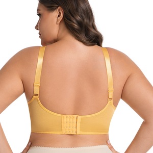 Sujetador de encaje sexy ultrafino de talla grande, estilo europeo-americano, bralette transpirable con aros de memoria, lencería <span class=keywords><strong>sin</strong></span> forro al por mayor - Product Image 3