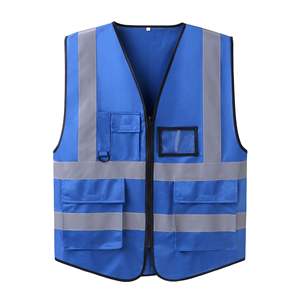 Gilet réfléchissant en tissu de soie à faible élasticité - Veste de sécurité haute visibilité pour la circulation et le cyclisme (vente en gros) - Product Image 2