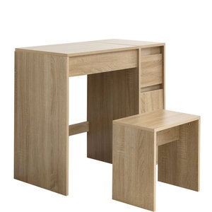 2 en 1 diseño de alta calidad suficiente espacio de almacenamiento espejo abatible de madera tocador de mesa para dormitorio - Product Image 3
