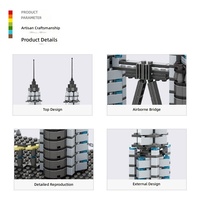 Ensemble de blocs de construction en plastique ABS écologique de 1158 pièces, jouets éducatifs de construction DIY pour enfants