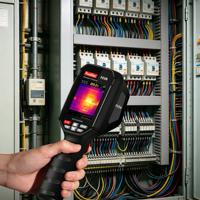 Caméra thermique infrarouge portable FE09 Mini avec détection automatique et alertes intelligentes, pour l'inspection des fuites et la maintenance électrique