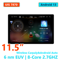 Autoradio GPS LODARK N6 11,5 pouces avec écran QLED, Android 13, UIS7870SC 6nm Octa Core, 4G LTE