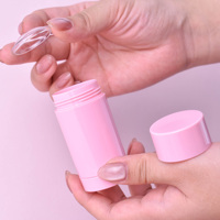 Conteneur de Bâton de Déodorant Vide Marque Privée en Stock 15g 30g 50g 75g, Bâton Rond à Torsion, Flacon de Baume à Lèvres, Tube de Déodorant Solide
