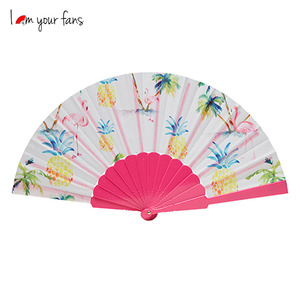Custom Japanese Style Plastic Crafts with Creative Customization Exquisite Advertising Fan