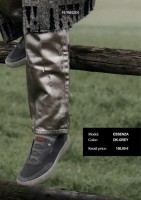 Baskets décontractées à enfiler, bout rond, matériaux mixtes, chaussures de marche, streetwear