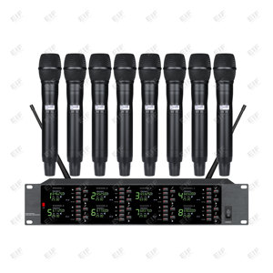 DA-8028 Micrófono Inalámbrico de 8 Canales - Control de Volumen Portátil, Batería AA, Conector XLR - Uso Manual/Lavalier/De Cabeza/Sobre Escritorio - Product Image 2