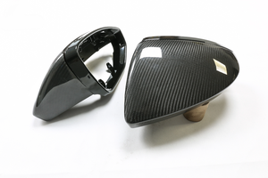 Зеркало из сухого углеродного волокна для Audi A6 S6 RS6 C8 <span class=keywords><strong>A7</strong></span> S7 RS7 A8 2018 + без слепых зон замена зеркального корпуса LH - Product Image 3