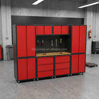 Système de rangement modulaire pour outils de garage, en acier robuste avec revêtement en poudre époxy, personnalisable OEM/ODM, pour atelier de réparation automobile