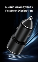 Haute qualité D-5 PD 20W port unique chargeur de voiture de charge rapide sortie 5A personnalisé gravé au Laser TYPE-C OVP écouteurs intelligents caméras