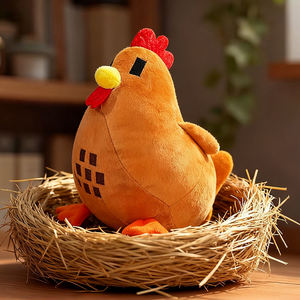 Juguete de Peluche de Pollo de <span class=keywords><strong>Stardew</strong></span> <span class=keywords><strong>Valley</strong></span>, Adorable Peluche de Animal de Pollo Suave, Regalo de Cumpleaños para Niños, Juguete de Compañía Reconfortante - Product Image 6