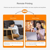 Printer Termal X8 A4 Foto BT Nirkabel Tanpa Tinta Mini Portabel Saku Digital untuk Anak-anak