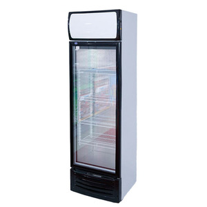 Wholesale Direct Cooling Tempered Glass Single Door Display Freezer Beverage <strong>Redbull</strong> Commercial Refrigerator Display Fridge - Product Image 2