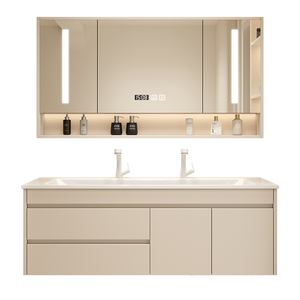 โต๊ะเครื่องแป้งในห้องน้ำห้องน้ำประสิทธิภาพสูงคาดการณ์ได้โซลูชันการออกแบบรูปแบบที่พิสูจน์แล้วส่วนประกอบมาตรฐานอุตสาหกรรม - Product Image 6