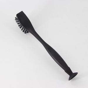 Brosse de nettoyage écologique Maxfree à long manche pour vaisselle et casseroles, multifonctionnelle, avec tête en nylon courbée à ventouse, en PP - Product Image 6
