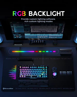 Gravastar Mercury K1 Lite Pro Gaming Keyboard Three-Mode Wireless/Wired for Mechanical Keyboard