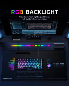 Gravastar Mercury K1 Lite Pro Bàn Phím Chơi Game Ba Chế Độ Không Dây/Có Dây Cho Bàn Phím Cơ Khí - Product Image 6