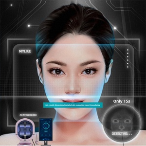 เครื่องวิเคราะห์ผิวหน้าแบบพกพา หน้าจอ 21.5 นิ้ว รุ่นใหม่ล่าสุด พร้อมกล้องสแกนเนอร์ 3 มิติ AI สำหรับทดสอบใบหน้าและวิเคราะห์สภาพผิว - Product Image 5