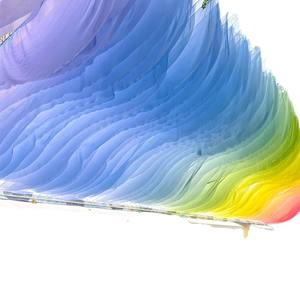 Voilage Ondulé Décoratif pour Restaurant, Maison, Mariage, Hôtel, Espaces Extérieurs, Sites Touristiques, Plage – Effet Vague Soufflée par le Vent - Product Image 1