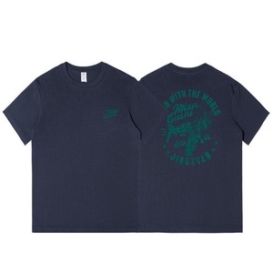 OEM unisex đồ họa TEE 100% cotton T-shirt với quá khổ phù hợp với bền hàng ngày cho Chrome trái tim in thiết kế - Product Image 1