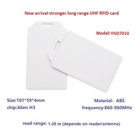 Cartes de contrôle d'accès RFID YND YND7010 860-960 MHz anti-corps humain, puce H3, en céramique, étanches et résistantes aux intempéries
