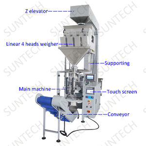 เครื่องบรรจุถุงน้ำตาลทรายแดง1กก. 2.2lb,เครื่องบรรจุถุงชั่งน้ำหนักหัวเชิงเส้นน้ำตาลอัตโนมัติ - Product Image 2